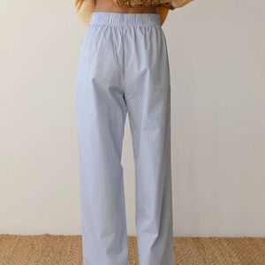 Sincerely Jules Light Blue Striped Pants